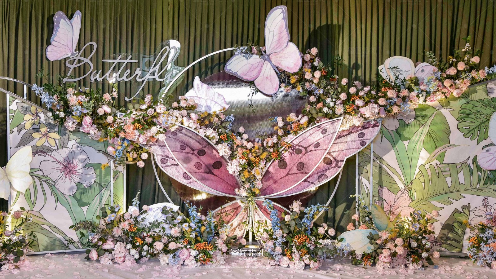 深圳绿色主题婚礼的布置 深圳绿色婚礼主题现场布置