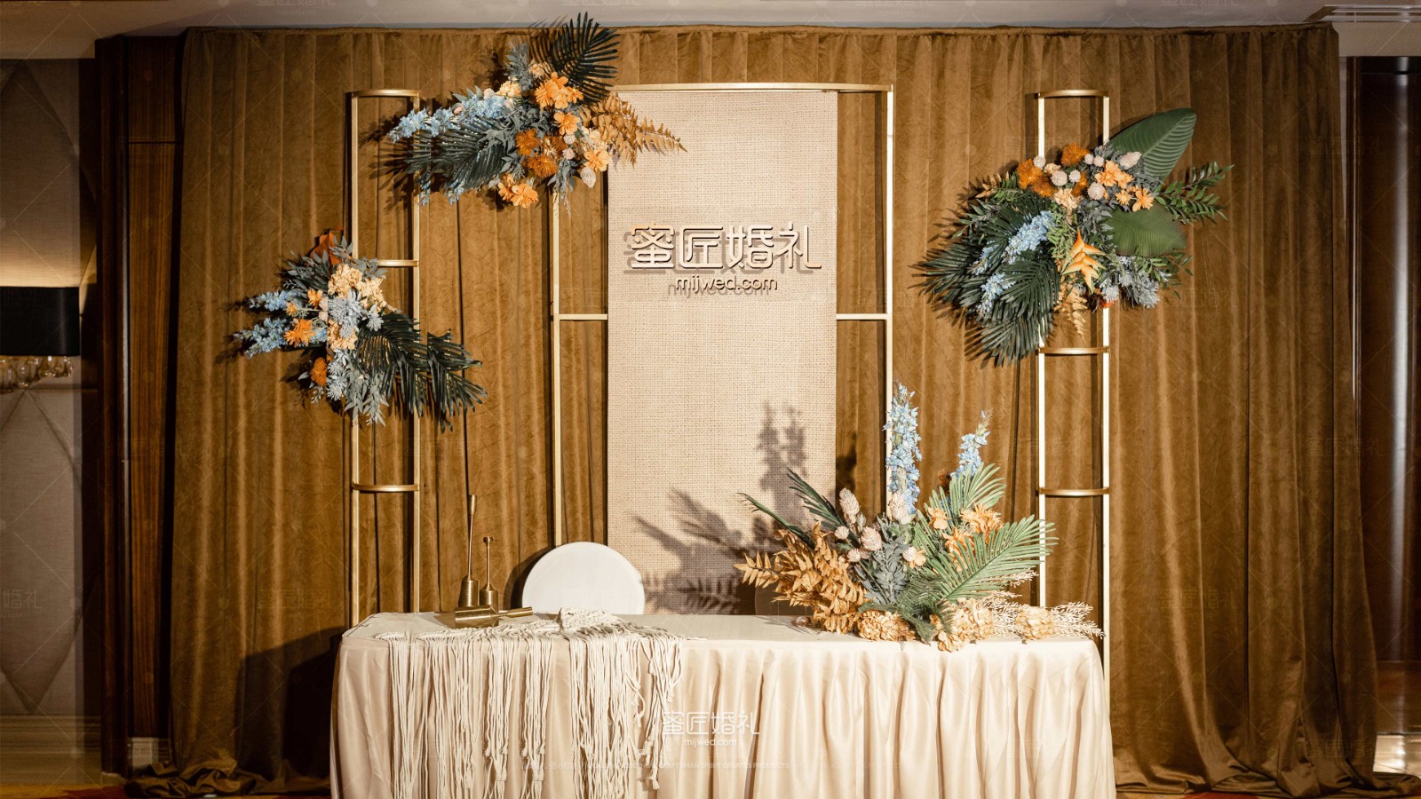 简约大气婚礼怎么布置 简约大气婚礼布置效果图片