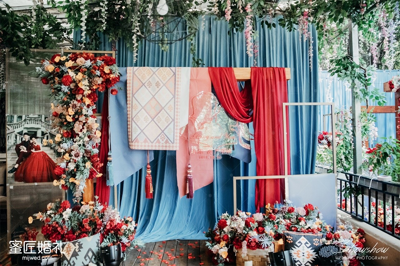 自然风婚礼布置