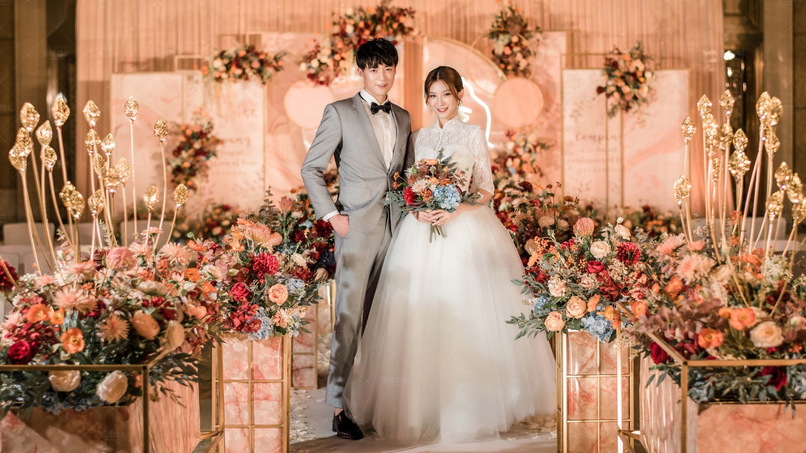 父母对儿女结婚贺词