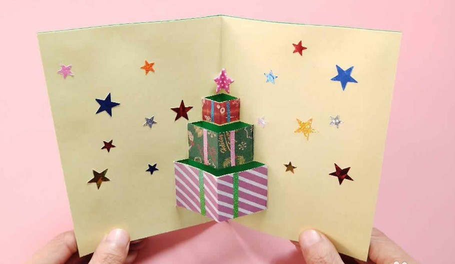 圣诞节贺卡怎么做简单又漂亮