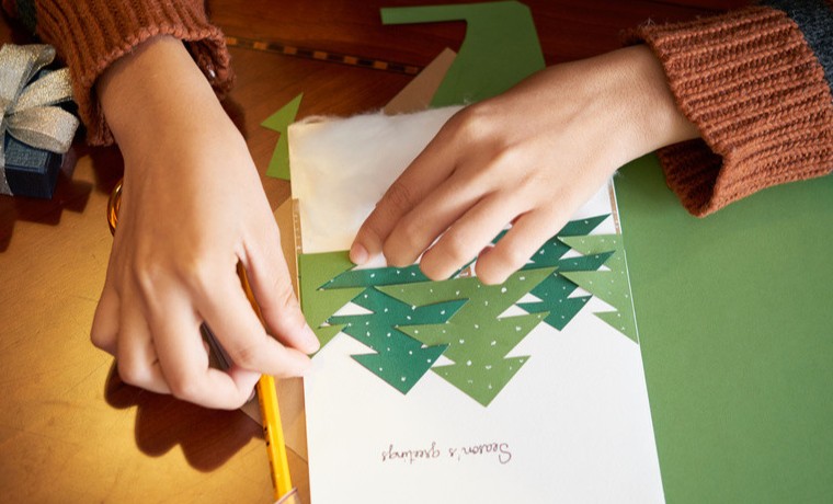 圣诞节贺卡怎么做简单又漂亮立体