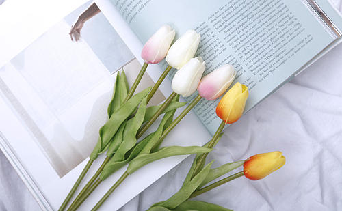 拿到手捧花上台讲话