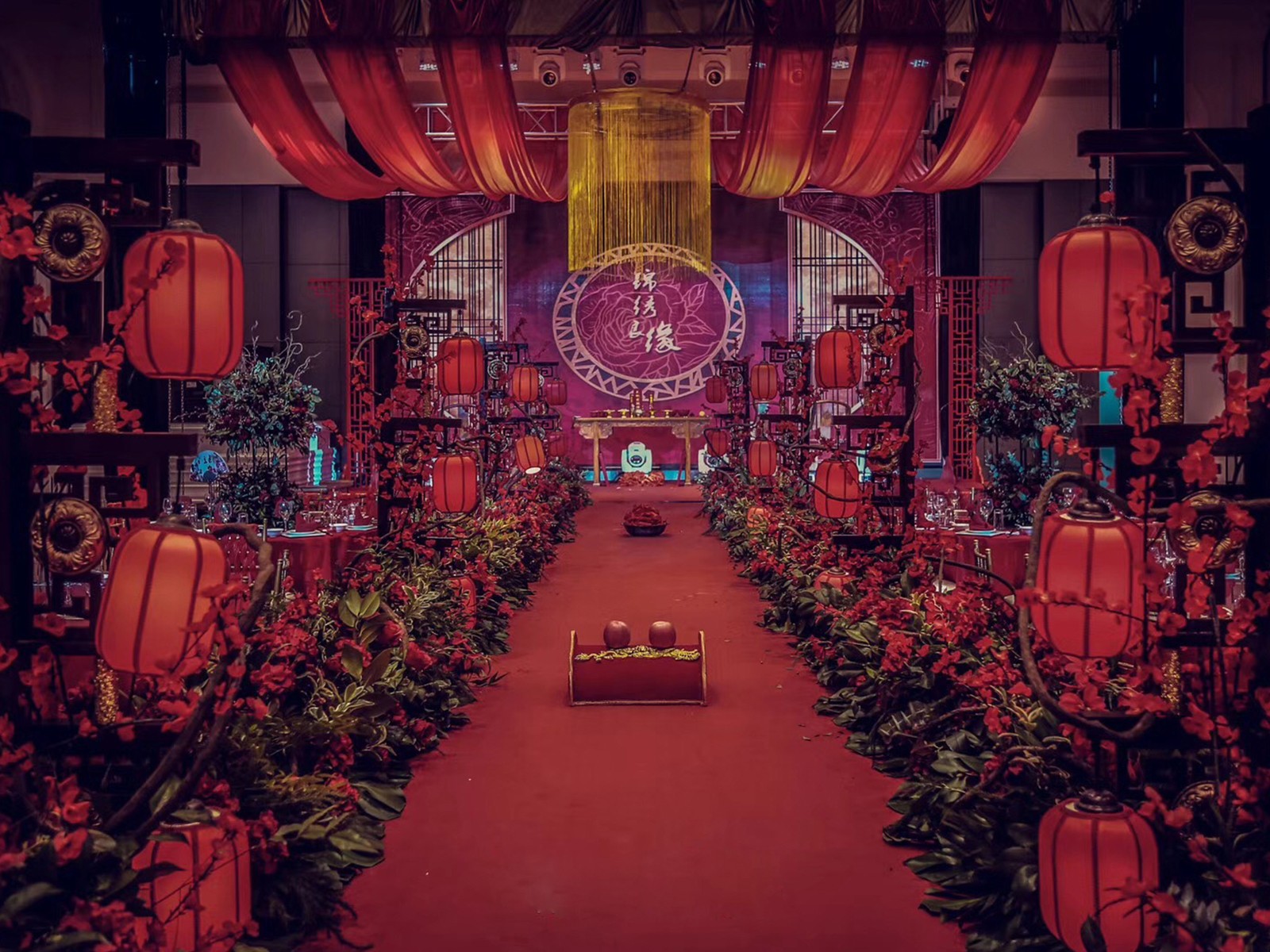 创意浪漫中式婚礼现场 创意的中式婚礼小点子   