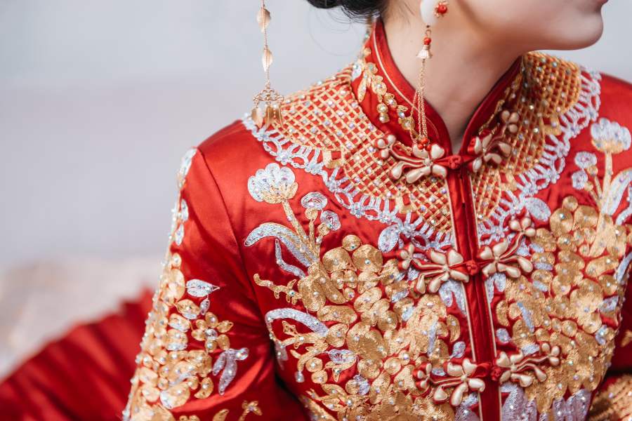 穿上嫁衣的美句