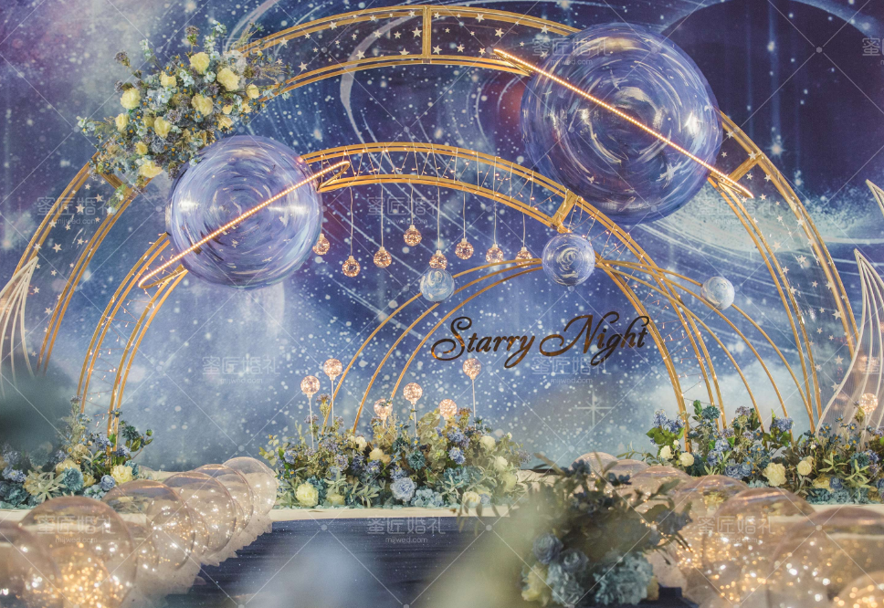 深圳蓝色婚礼主题