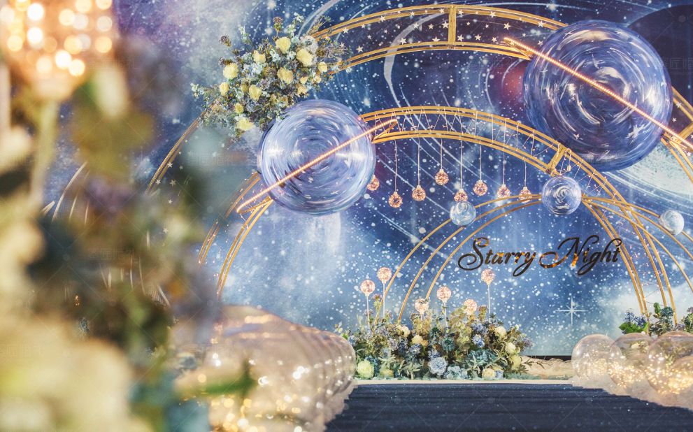 深圳蓝色婚礼主题