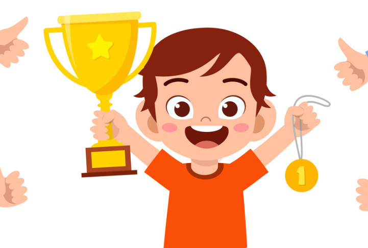 晒孩子的奖状的句子