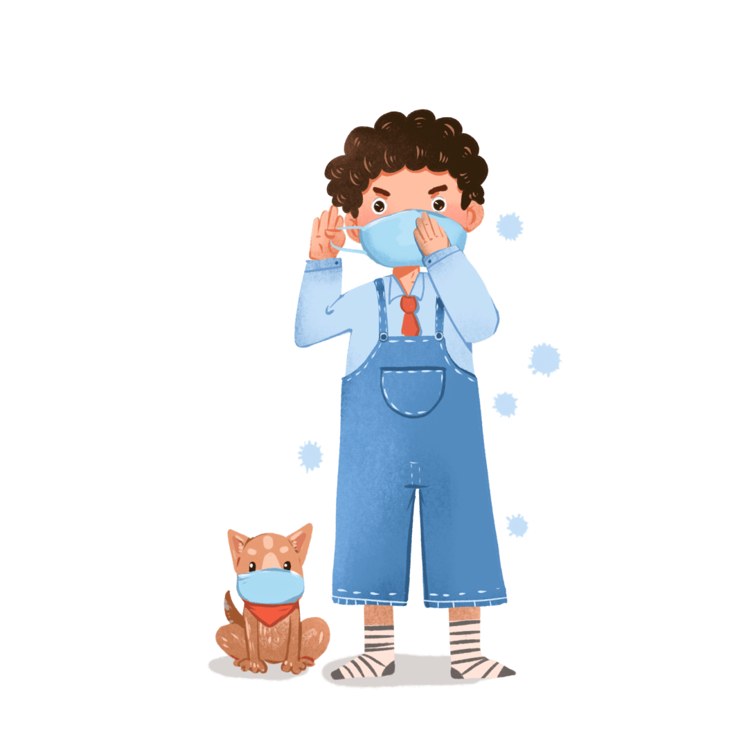 戴口罩的标语八个字