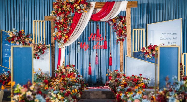 长沙简约风婚礼布置