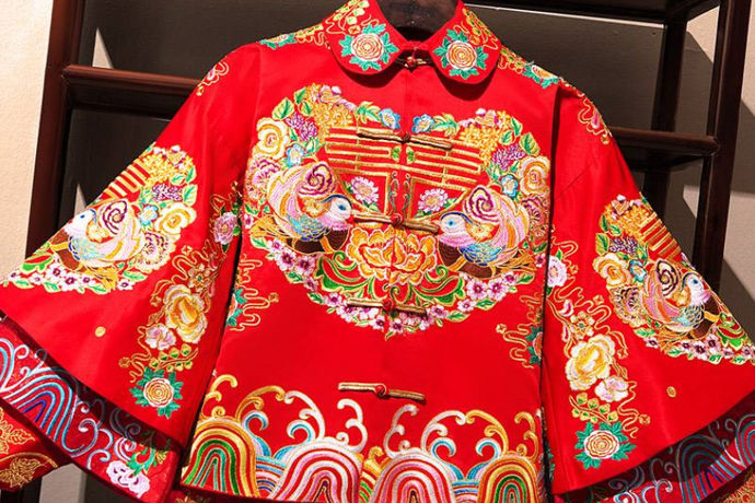 新娘敬酒礼服新款图片