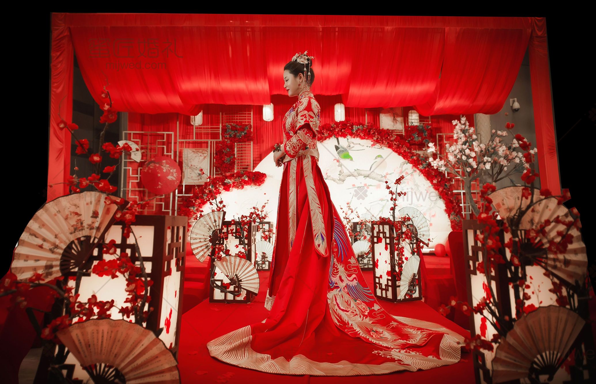 鹊悦 古风新人的不二情书  每每看到这么美的古风婚礼,就特别想结婚