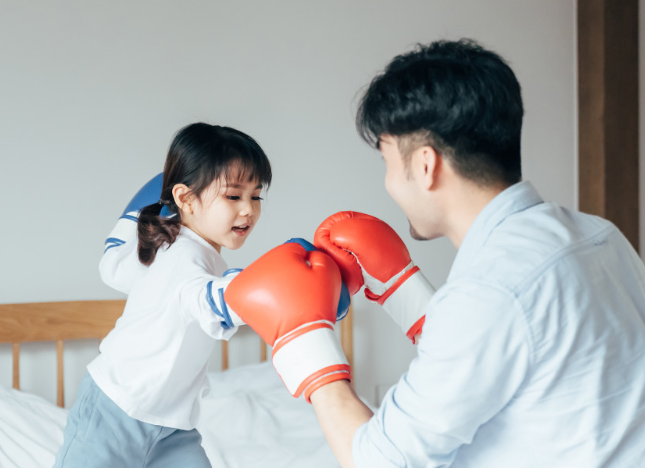 陪孩子快乐时光朋友圈