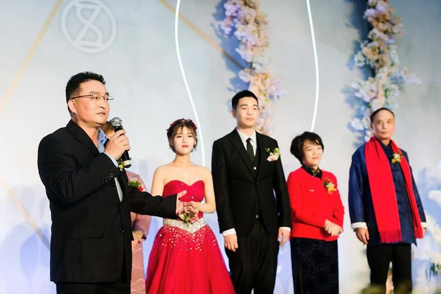一二三四开头新婚祝福句子