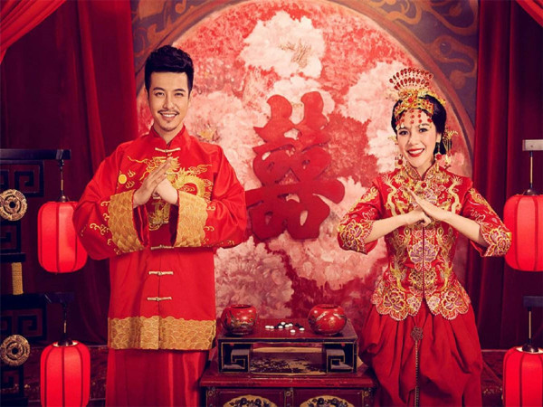 一二三四开头新婚祝福句子