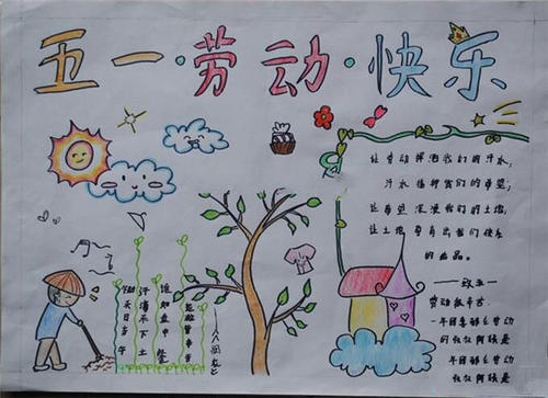 五一劳动节手抄报