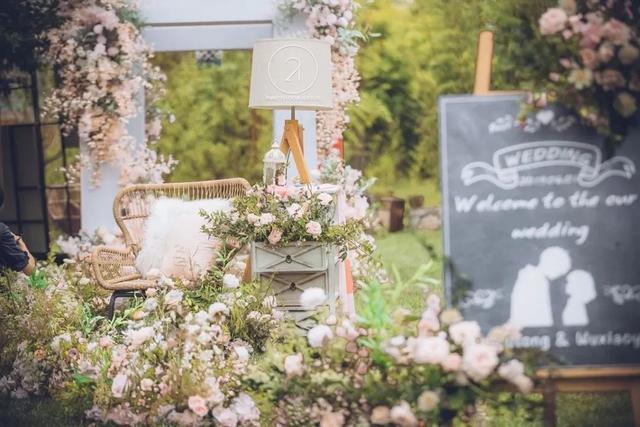 雅致风婚礼布置