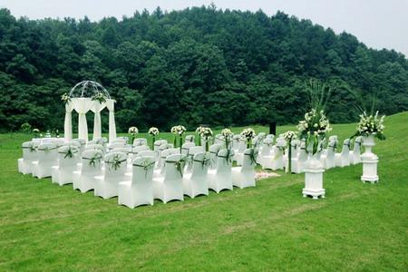 草坪婚礼场地布置