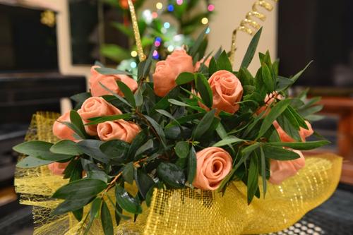 送女朋友花贺卡情话20字