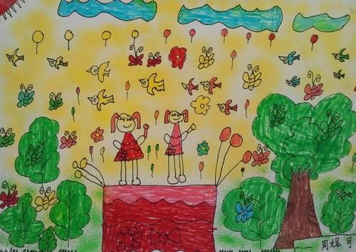 六一儿童节的绘画作品